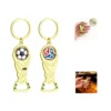 Soccer Trophy Bottle Opener Keychain