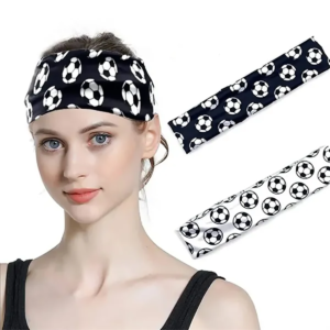 Football Themed Elastic Sports Headband