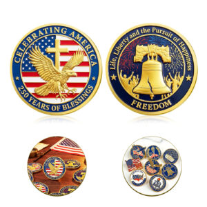 Commemorative American 250th Anniversary Challenge Coin