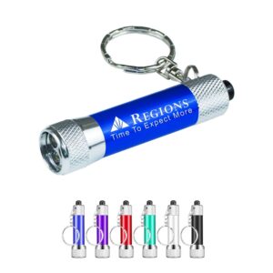 Aluminum LED Flashlight Keychain