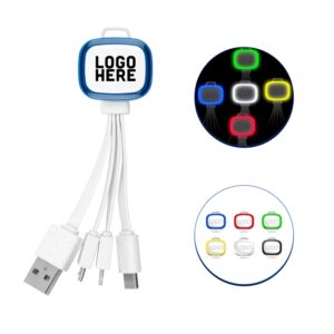 Light-Up 4-in-1 Multi Charging Cable