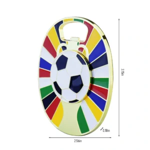 Personalised Metal Football Bottle Opener