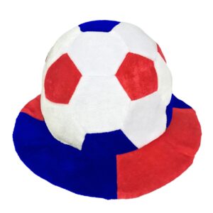 soccer team color themed soccer ball hat