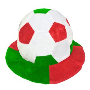soccer team color themed soccer ball hat