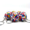 2026 world cup national flag 3d soccer ball keychain
