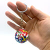 2026 world cup national flag 3d soccer ball keychain