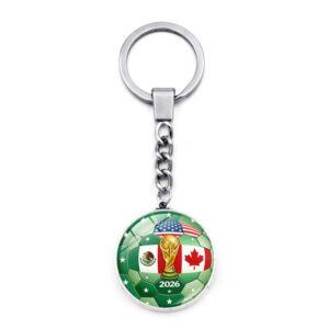 2026 us canada mexico world cup double sided keychain