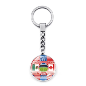 2026 us canada mexico world cup double sided keychain