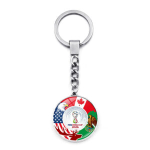 2026 us canada mexico world cup double sided keychain