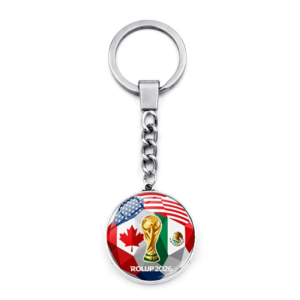 2026 us canada mexico world cup double sided keychain