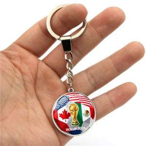 2026 us canada mexico world cup double sided keychain