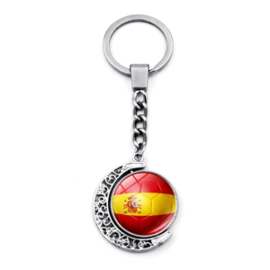 2026 fifa world cup rotating moon soccer keychain (team options)