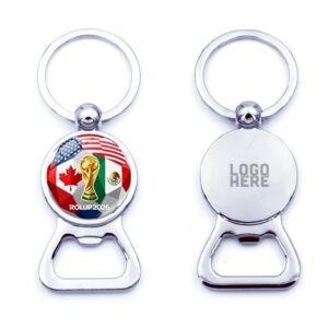 2026 us canada mexico world cup bottle opener keychain
