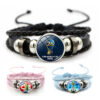 2026 fifa world cup multi layer braided pu soccer bracelet