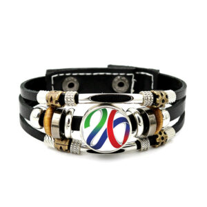 2026 world cup punk pu bracelet (team options )