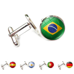 2026 world cup team flag men's cufflinks