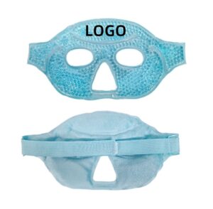 reusable gel beads hot/cold pack face mask w/plush backing (复制)