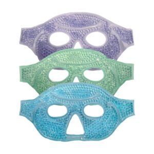 reusable gel beads hot/cold pack face mask w/plush backing (复制)
