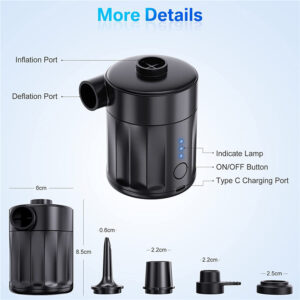 rechargeable air pump inflatables