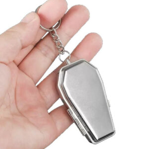 little box portable ashtray w/key chain