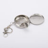portable stainless steel round ashtray w/lid