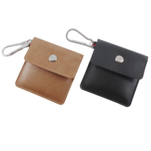 portable reusable litter pouch ashtray bag w/key chain