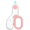 led pet nail clippers w/quick guard