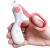 led pet nail clippers w/quick guard