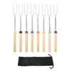 extendable bbq fork set with storage bag