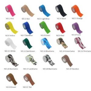 patterned cotton kinesiology athletic tape
