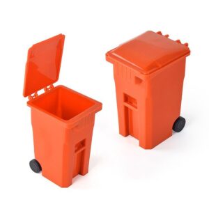 mini trash can desktop pen organizer