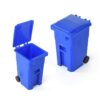 mini trash can desktop pen organizer