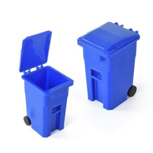 mini trash can desktop pen organizer