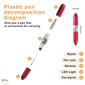 4 in 1 fidget spinner led pen
