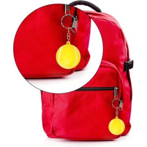 sports ball stress reliever keychain