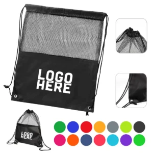 mesh drawstring bag