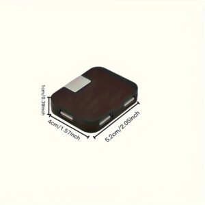 4 port rotating mini usb 2.0 hub