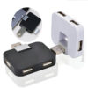 4 port rotating mini usb 2.0 hub