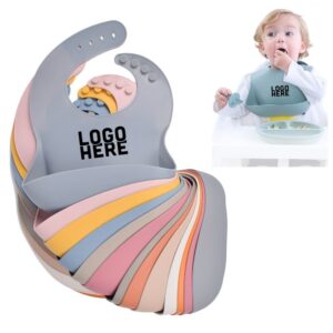 food grade silicone waterproof baby bib