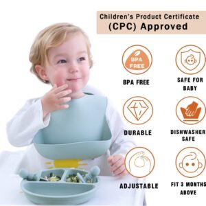food grade silicone waterproof baby bib