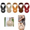 pu leather magnetic hat clip for travel