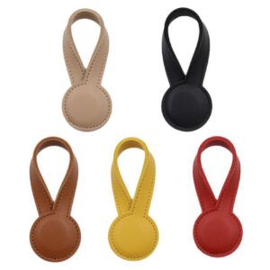 pu leather magnetic hat clip for travel