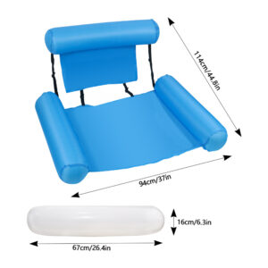 inflatable pool floating lounge chair