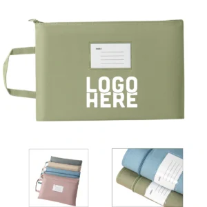 oxford file bag with handle