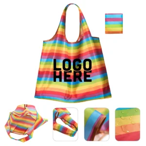 rainbow grocery tote