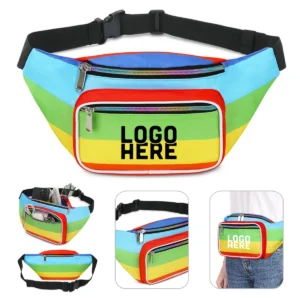 rainbow crossbody fanny pack