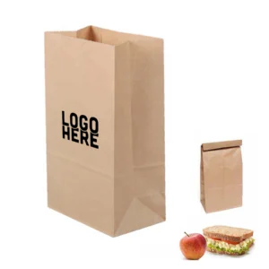 custom kraft bread bag