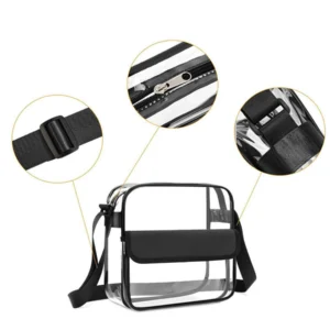 clear waterproof shoulder bag