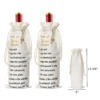 280 gsm canvas drawstring wine bag