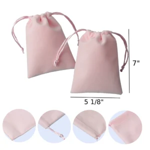 velvet gift drawstring bag